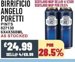 Bestway BIRRIFICIO ANGELO PORETTI Pints offer