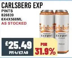 Bestway CARLSBERG EXP Pints offer