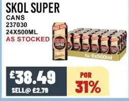Bestway SKOL SUPER Cans offer