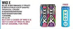 Bestway WKD X Blue r'bry/mango p'fruit/ d'bry/citrus ice/p'grape/ tropical crush offer