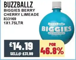 Bestway BUZZBALLZ Biggies berry cherry limeade offer