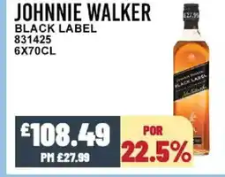 Bestway JOHNNIE WALKER Black label offer