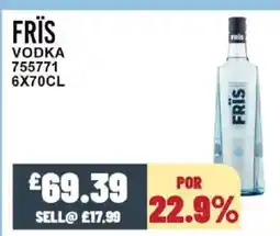 Bestway FRÏS Vodka offer