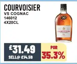 Bestway Courvoisier vs cognac offer