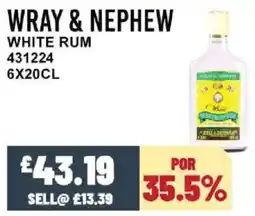 Bestway Wray & nephew white rum offer
