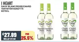 Bestway I HEART Sauv blanc/rose/chard offer