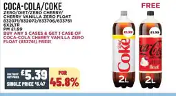 Bestway COCA-COLA/COKE Zero/diet/zero cherry/ cherry vanilla zero float offer