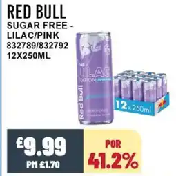 Bestway RED BULL Sugar free - lilac/pink offer
