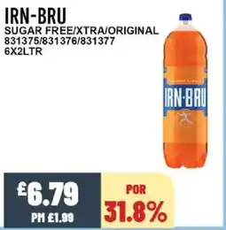 Bestway IRN-BRU Sugar free/xtra/original offer