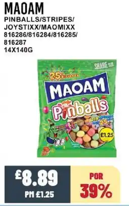 Bestway MAOAM Pinballs/stripes/ joystixx/maomixx offer