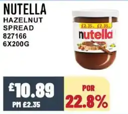 Bestway NUTELLA Hazelnut spread offer