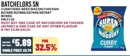 Bestway BATCHELORS SN Curry/bbq beef/bacon/chicken offer