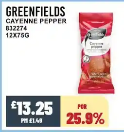 Bestway GREENFIELDS Cayenne pepper offer
