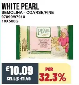 Bestway WHITE PEARL Semolina coarse/fine offer