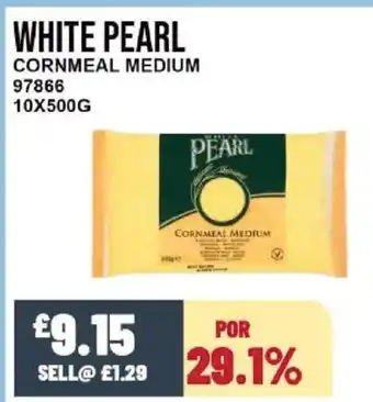 WHITE PEARL Cornmeal medium