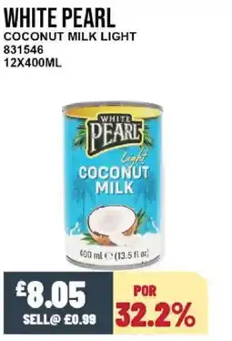 Bestway WHITE PEARL Coconut milk light offer
