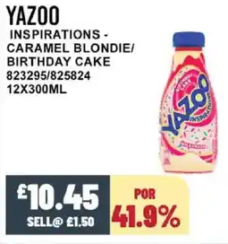 Bestway YAZOO Inspirations - caramel blondie/ birthday cake offer