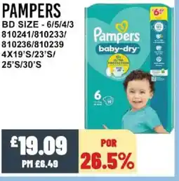 Bestway PAMPERS offer