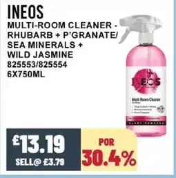 Bestway INEOS Multi-room cleaner - rhubarb + p'granate/ sea minerals + wild jasmine offer