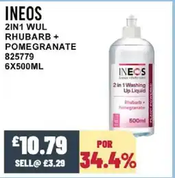 Bestway INEOS 2in1 wul rhubarb + pomegranate offer