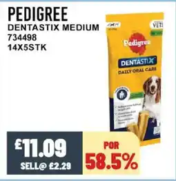 Bestway PEDIGREE Dentastix medium offer