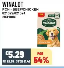 Bestway WINALOT Pch - beef/chicken offer