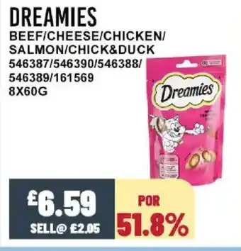 Bestway DREAMIES Beef/cheese/chicken/ salmon/chick&duck offer