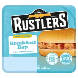 Iceland Rustlers Simply Good Breakfast Bap with Our Tomato Sauce 99g offer