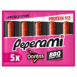 Iceland Peperami Limited Edition Doritos BBQ Sweet Tang Flavour 100g (5 x 20g) offer