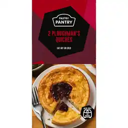 Iceland The Pastry Pantry 2 Ploughman's Quiches 240g offer