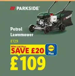 Lidl PARKSIDE Petrol Lawnmower offer