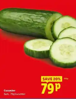 Lidl Cucumber offer