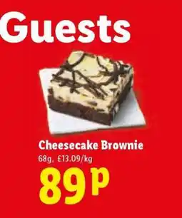 Lidl Cheesecake Brownie offer