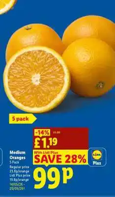 Medium Oranges
