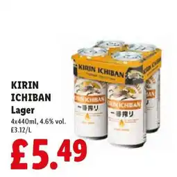 Lidl KIRIN ICHIBAN Lager offer