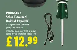 Lidl PARKSIDE Solar Powered Animal Repeller offer