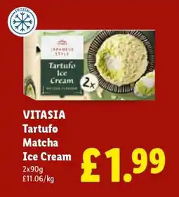 Lidl VITASIA Tartufo Matcha Ice Cream offer