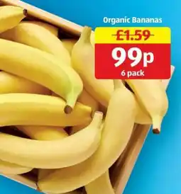 Aldi Organic Bananas offer