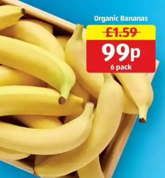 Aldi Organic Bananas offer