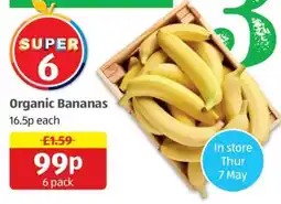 Aldi Organic Bananas offer