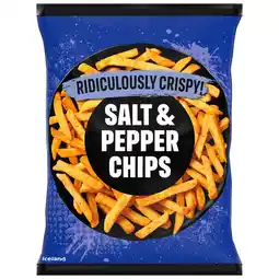 Iceland Iceland Ridiculously Crispy Salt & Pepper Chips 900g offer