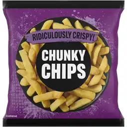 Iceland Iceland Ridiculously Crispy Chunky Chips 1.2kg offer