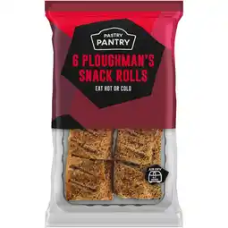 Iceland The Pastry Pantry 6 Ploughman's Snack Rolls offer