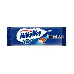 Iceland Milky Way Mulitpack Chocolate Bars 10 x 21.5g offer
