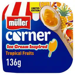 Iceland Müller Corner Limited Edition Ice Cream Inspired Tropical Fruits 136g offer