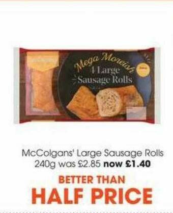 Mccolgans Large Sausage Rolls