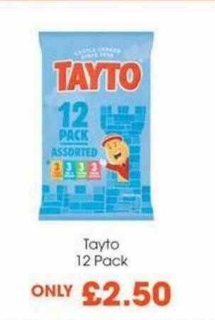 Centra Tayto 12 Pack offer