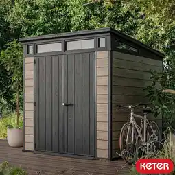 Costco Keter Ashwood Signature 7ft 1 x 7ft 1 (2.16 x 2.16m) Storage Shed offer