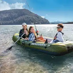 Costco Intex Seahawk 3 Person Inflatable Boat Set offer