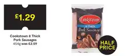 SuperValu Cookstown 8 Thick Pork Sausages offer